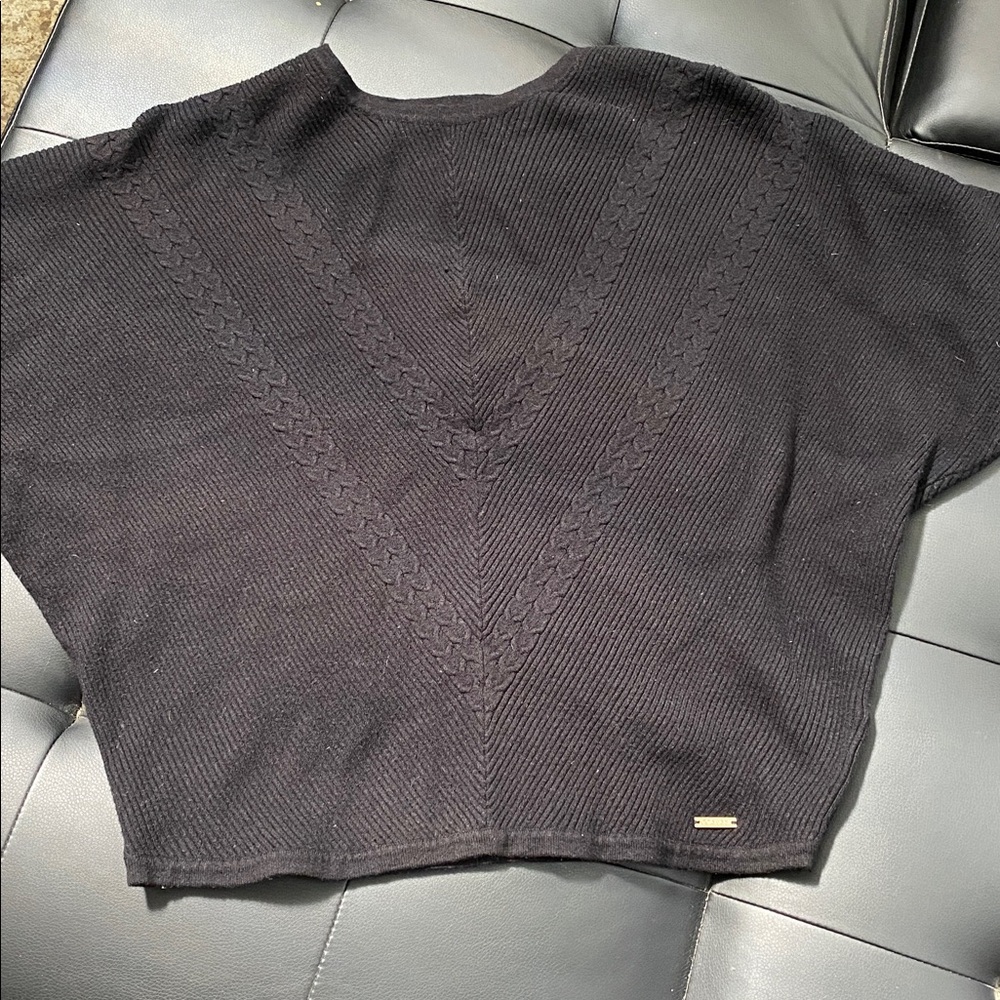 Black Batwing Sweater for Women